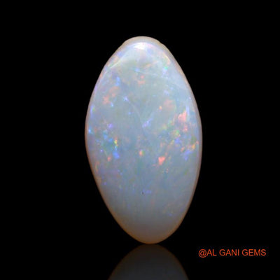 3.85 Cts Unheated Australian Fire Opal Loose Gemstone Fancy Cabochon Natural 17x9x3 mm A-747