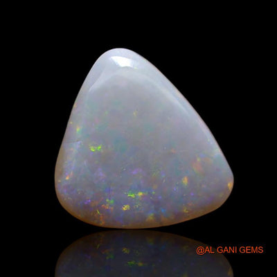 3.30 Cts Natural Australian Fire Opal Loose Gemstone Trillion Cabochon 14x12x3 mm A-749