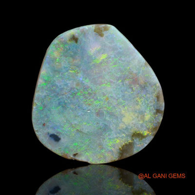 22.70 Cts Natural Australian Fire Opal Loose Gemstone Fancy Cabochon 21x21x8 mm A-74