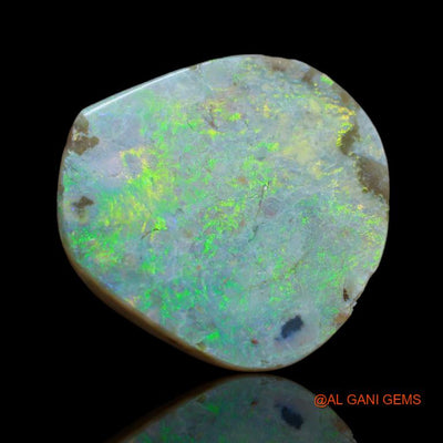 22.70 Cts Natural Australian Fire Opal Loose Gemstone Fancy Cabochon 21x21x8 mm A-74