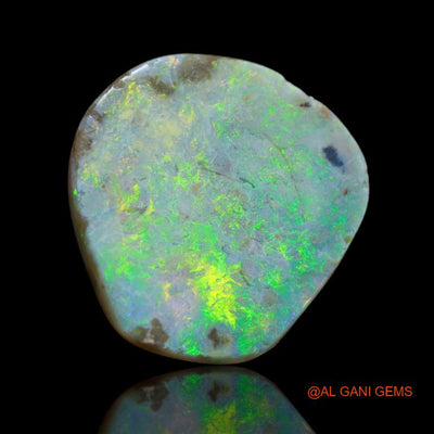 22.70 Cts Natural Australian Fire Opal Loose Gemstone Fancy Cabochon 21x21x8 mm A-74