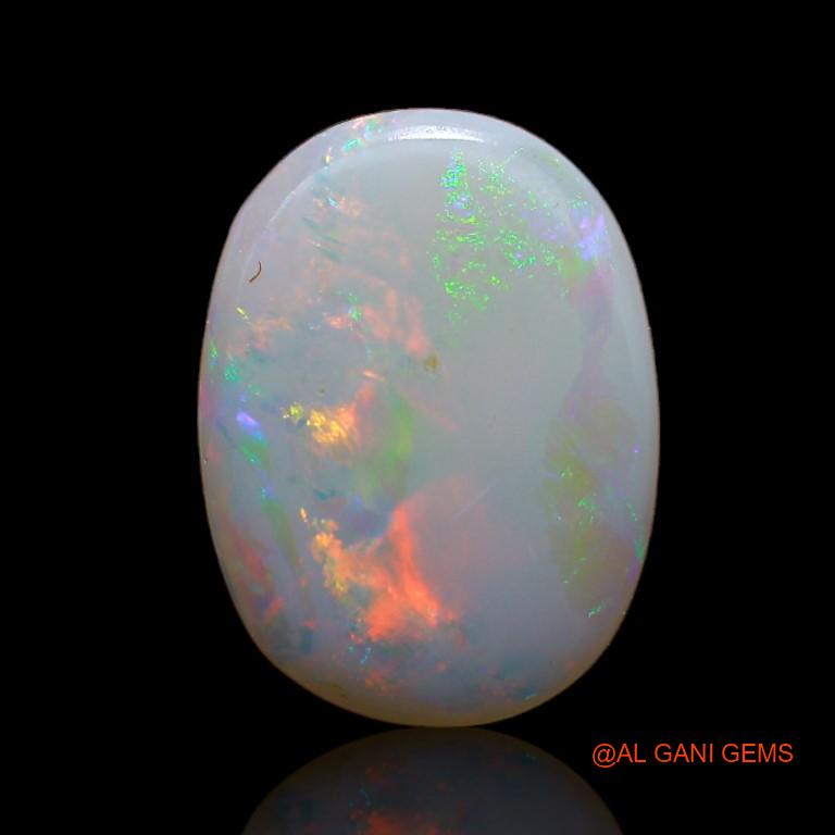 2.40 Cts Natural Australian Fire Opal Loose Gemstone Oval Cabochon 14x10x2 mm A-750