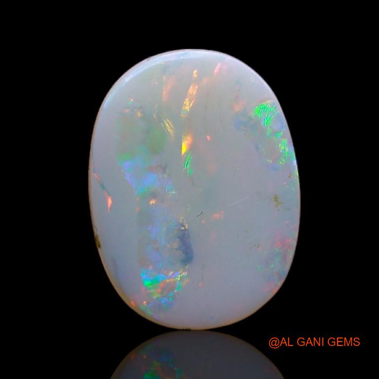 2.40 Cts Natural Australian Fire Opal Loose Gemstone Oval Cabochon 14x10x2 mm A-750