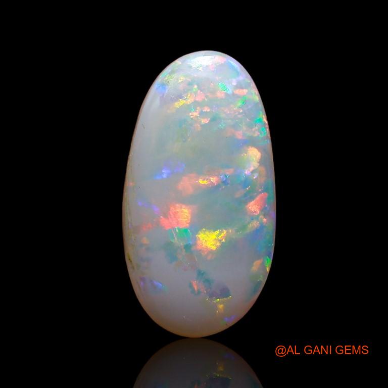2.05 Cts Natural Australian Fire Opal Loose Gemstone Oval Cabochon 15x8x2 mm A-751