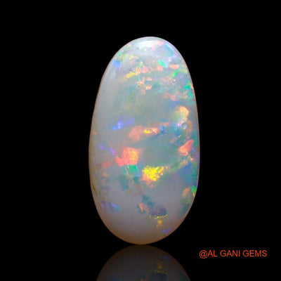 2.05 Cts Natural Australian Fire Opal Loose Gemstone Oval Cabochon 15x8x2 mm A-751