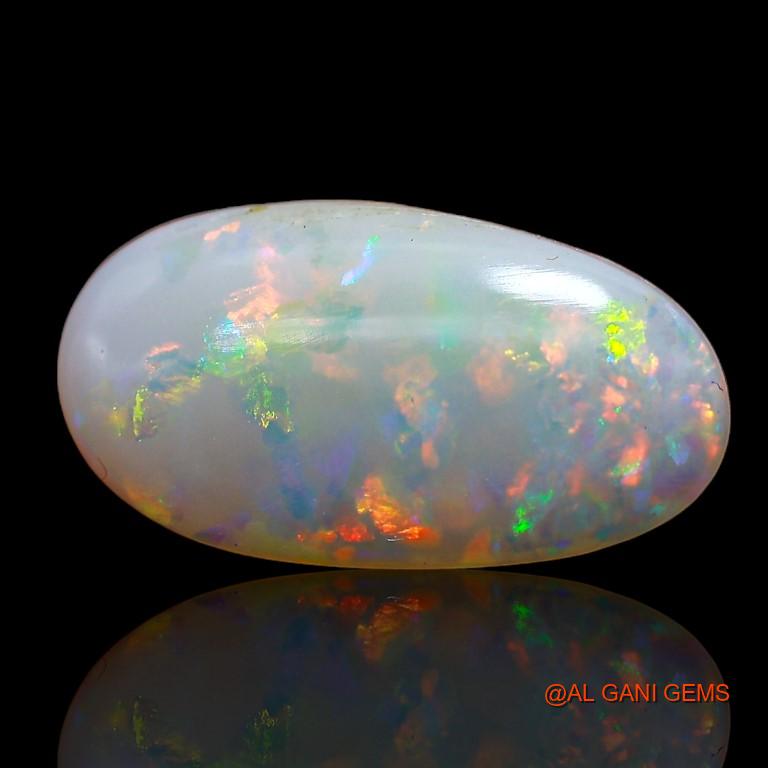 2.05 Cts Natural Australian Fire Opal Loose Gemstone Oval Cabochon 15x8x2 mm A-751