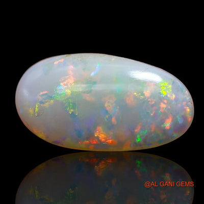 2.05 Cts Natural Australian Fire Opal Loose Gemstone Oval Cabochon 15x8x2 mm A-751
