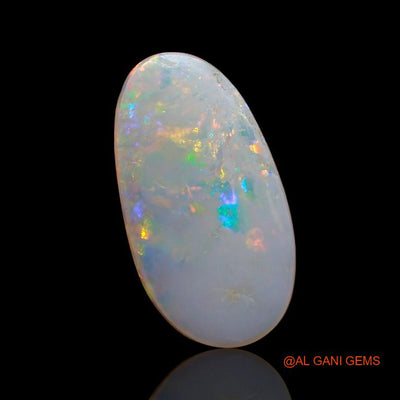 2.05 Cts Natural Australian Fire Opal Loose Gemstone Oval Cabochon 15x8x2 mm A-751