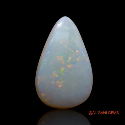 3.70 Cts Natural Australian Fire Opal Pear Cabochon Loose Gemstone For Jewelry 15x9x4 mm A-752