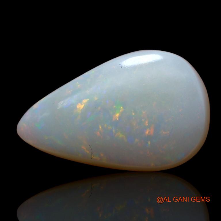 3.70 Cts Natural Australian Fire Opal Pear Cabochon Loose Gemstone For Jewelry 15x9x4 mm A-752
