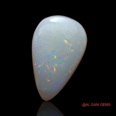 3.70 Cts Natural Australian Fire Opal Pear Cabochon Loose Gemstone For Jewelry 15x9x4 mm A-752