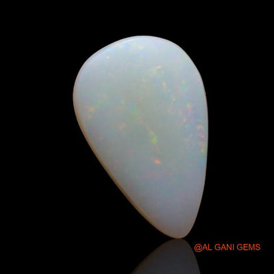 3.70 Cts Natural Australian Fire Opal Pear Cabochon Loose Gemstone For Jewelry 15x9x4 mm A-752