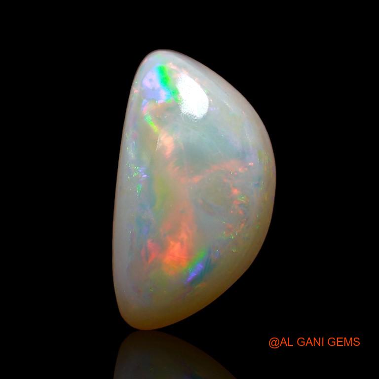 3.40 Cts Natural Australian Fire Opal Loose Gemstone Fancy Cabochon 14x7x4 mm A-753