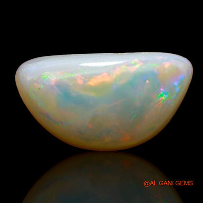 3.40 Cts Natural Australian Fire Opal Loose Gemstone Fancy Cabochon 14x7x4 mm A-753