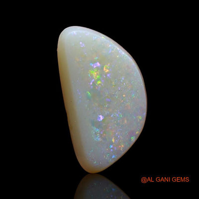 3.40 Cts Natural Australian Fire Opal Loose Gemstone Fancy Cabochon 14x7x4 mm A-753