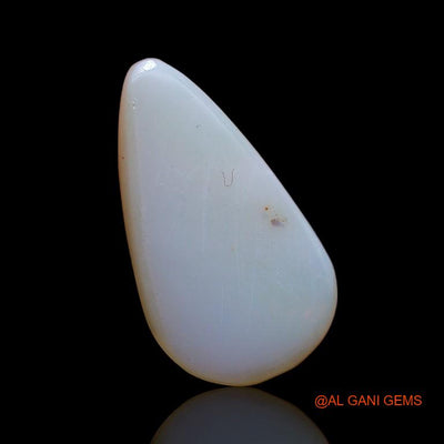 Natural Untreated Fire Opal Loose Gemstone Pear Cabochon From Australia 4.50 Cts 16x9x4 mm A-754