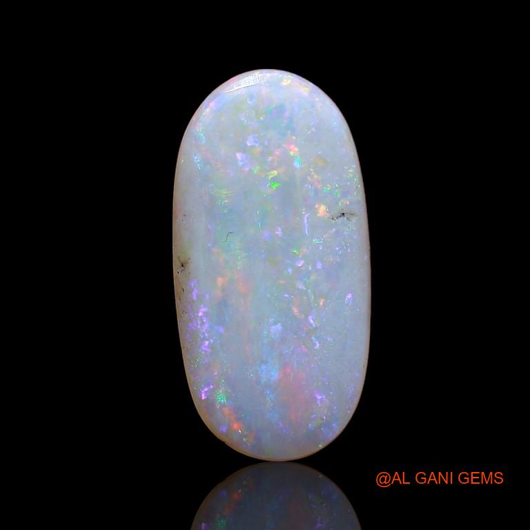 3.90 Cts Natural Australian Fire Opal Loose Gemstone Oval Cabochon 16x8x4 mm A-755