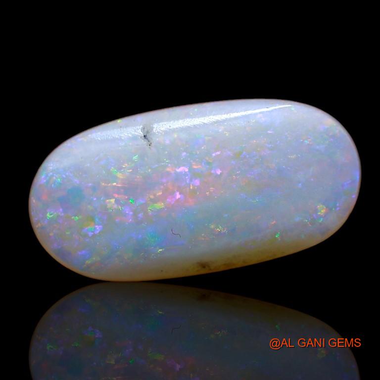 3.90 Cts Natural Australian Fire Opal Loose Gemstone Oval Cabochon 16x8x4 mm A-755