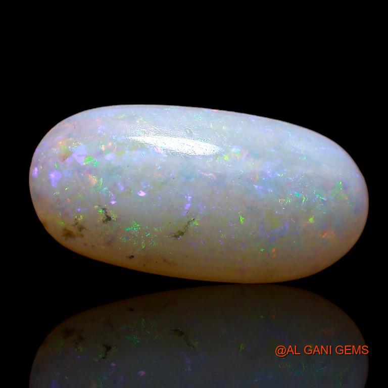 3.90 Cts Natural Australian Fire Opal Loose Gemstone Oval Cabochon 16x8x4 mm A-755