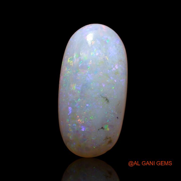 3.90 Cts Natural Australian Fire Opal Loose Gemstone Oval Cabochon 16x8x4 mm A-755