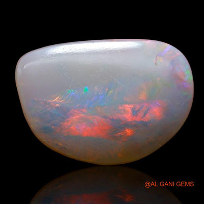2.70 Cts Natural Australian Fire Opal Loose Gemstone Fancy Cabochon 14x10x2 mm A-756