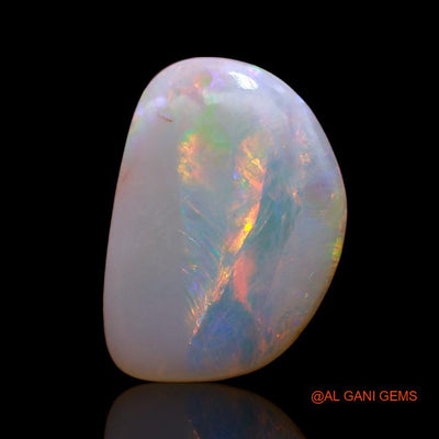 2.70 Cts Natural Australian Fire Opal Loose Gemstone Fancy Cabochon 14x10x2 mm A-756
