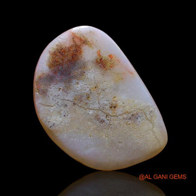 2.70 Cts Natural Australian Fire Opal Loose Gemstone Fancy Cabochon 14x10x2 mm A-756