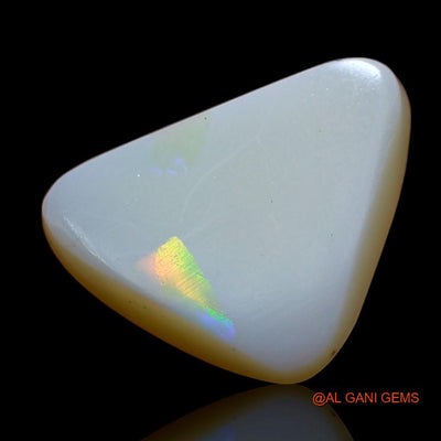 5.40 Cts Unheated Australian Fire Opal Loose Gemstone Trillion Cabochon Natural 15x11x6 mm A-757