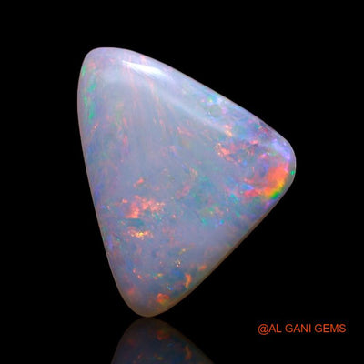 Natural Fire Opal Gemstone 2.15 Cts Loose Trillion Cabochon From Australia 15x11x2 mm A-758