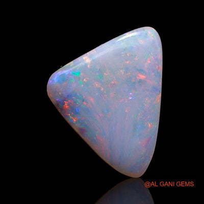 Natural Fire Opal Gemstone 2.15 Cts Loose Trillion Cabochon From Australia 15x11x2 mm A-758
