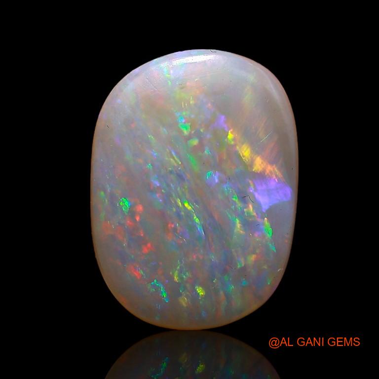 2.55 Cts Natural Australian Fire Opal Loose Gemstone Oval Cabochon 13x9x2 mm A-759