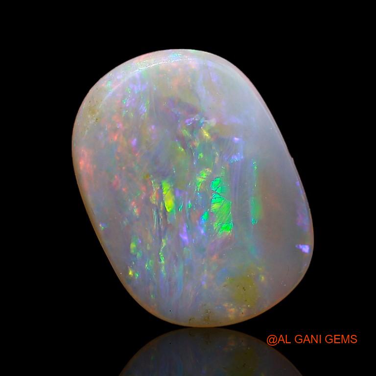 2.55 Cts Natural Australian Fire Opal Loose Gemstone Oval Cabochon 13x9x2 mm A-759
