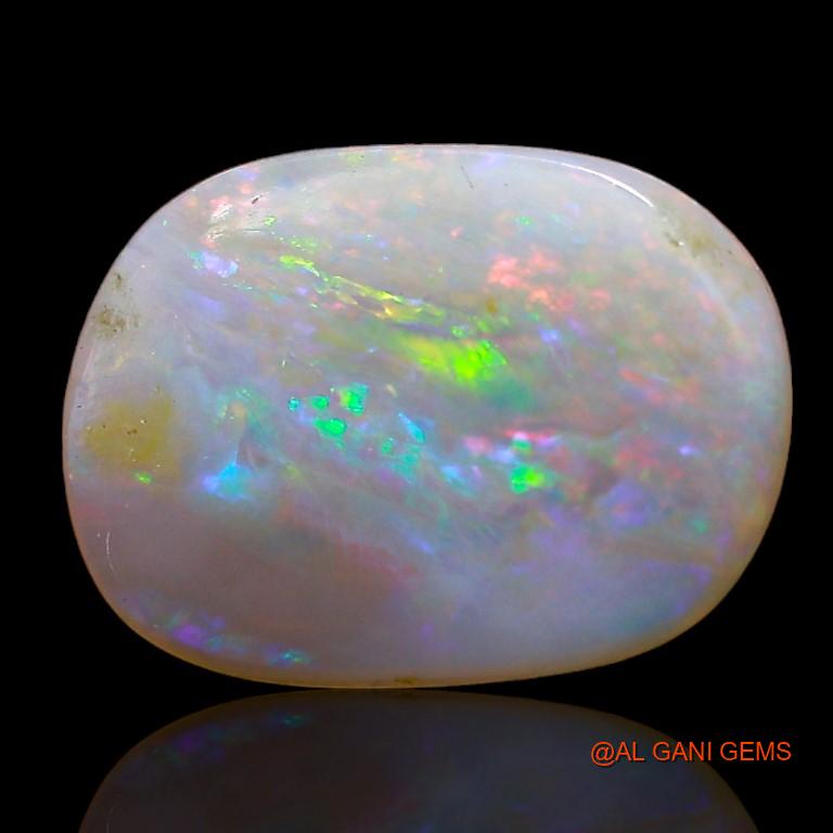 2.55 Cts Natural Australian Fire Opal Loose Gemstone Oval Cabochon 13x9x2 mm A-759