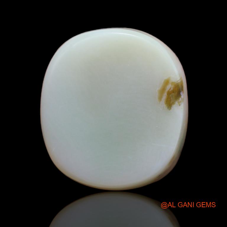 Natural Untreated Fire Opal Loose Gemstone Oval Cabochon From Australia 24.05 Cts 20x18x8 mm A-75