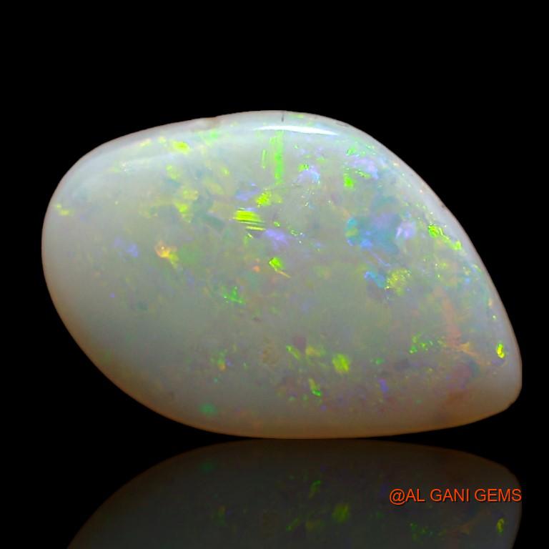 Natural Untreated Fire Opal Loose Gemstone Fancy Cabochon From Australia 2.80 Cts 15x9x3 mm A-763
