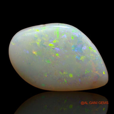 Natural Untreated Fire Opal Loose Gemstone Fancy Cabochon From Australia 2.80 Cts 15x9x3 mm A-763