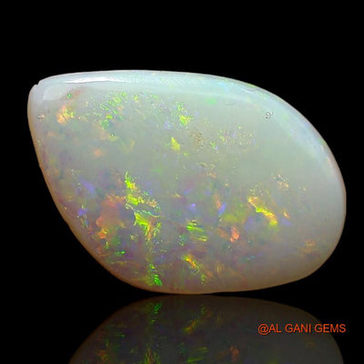 Natural Untreated Fire Opal Loose Gemstone Fancy Cabochon From Australia 2.80 Cts 15x9x3 mm A-763