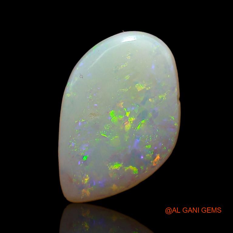 Natural Untreated Fire Opal Loose Gemstone Fancy Cabochon From Australia 2.80 Cts 15x9x3 mm A-763