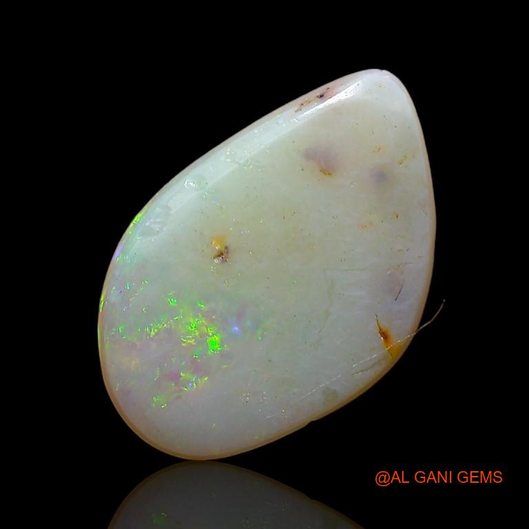 Natural Untreated Fire Opal Loose Gemstone Fancy Cabochon From Australia 2.80 Cts 15x9x3 mm A-763