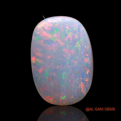 Natural Untreated Fire Opal Loose Gemstone Oval Cabochon From Australia 2.55 Cts 14x9x2 mm A-765