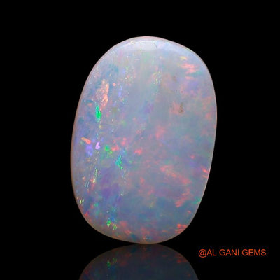 Natural Untreated Fire Opal Loose Gemstone Oval Cabochon From Australia 2.55 Cts 14x9x2 mm A-765