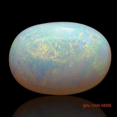 3.20 Cts Natural Australian Fire Opal Loose Gemstone Oval Cabochon 12x9x4 mm A-767