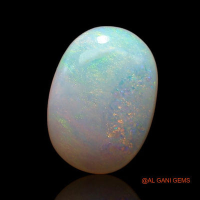 3.20 Cts Natural Australian Fire Opal Loose Gemstone Oval Cabochon 12x9x4 mm A-767