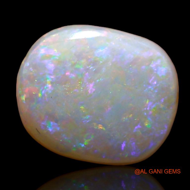 2.95 Cts Unheated Australian Fire Opal Loose Gemstone Oval Cabochon Natural 11x9x3 mm A-770