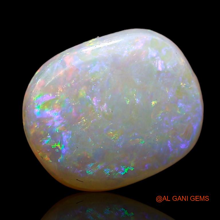 2.95 Cts Unheated Australian Fire Opal Loose Gemstone Oval Cabochon Natural 11x9x3 mm A-770