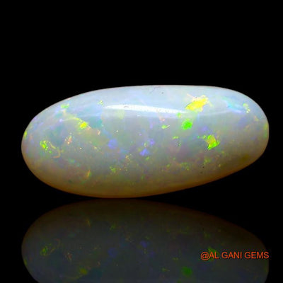 Natural Untreated Fire Opal Loose Gemstone Oval Cabochon From Australia 3.55 Cts 16x7x4 mm A-772