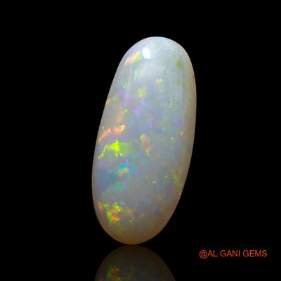 Natural Untreated Fire Opal Loose Gemstone Oval Cabochon From Australia 3.55 Cts 16x7x4 mm A-772