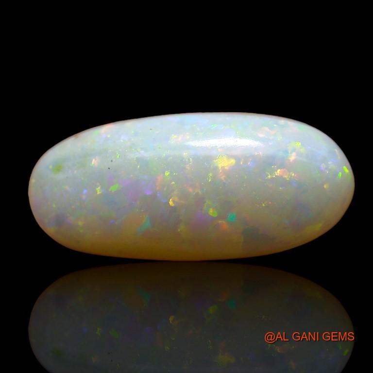 Natural Untreated Fire Opal Loose Gemstone Oval Cabochon From Australia 3.55 Cts 16x7x4 mm A-772