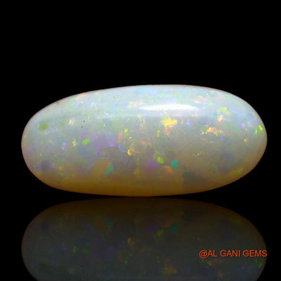 Natural Untreated Fire Opal Loose Gemstone Oval Cabochon From Australia 3.55 Cts 16x7x4 mm A-772