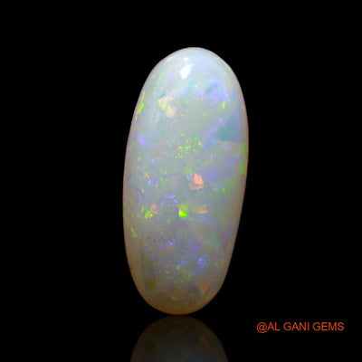 Natural Untreated Fire Opal Loose Gemstone Oval Cabochon From Australia 3.55 Cts 16x7x4 mm A-772